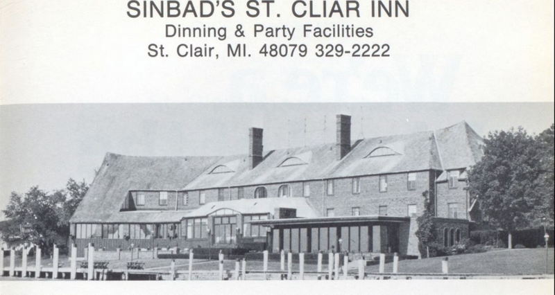 St. Clair Inn (St Clair Inn) - St Clair High Yearbook Ad (newer photo)